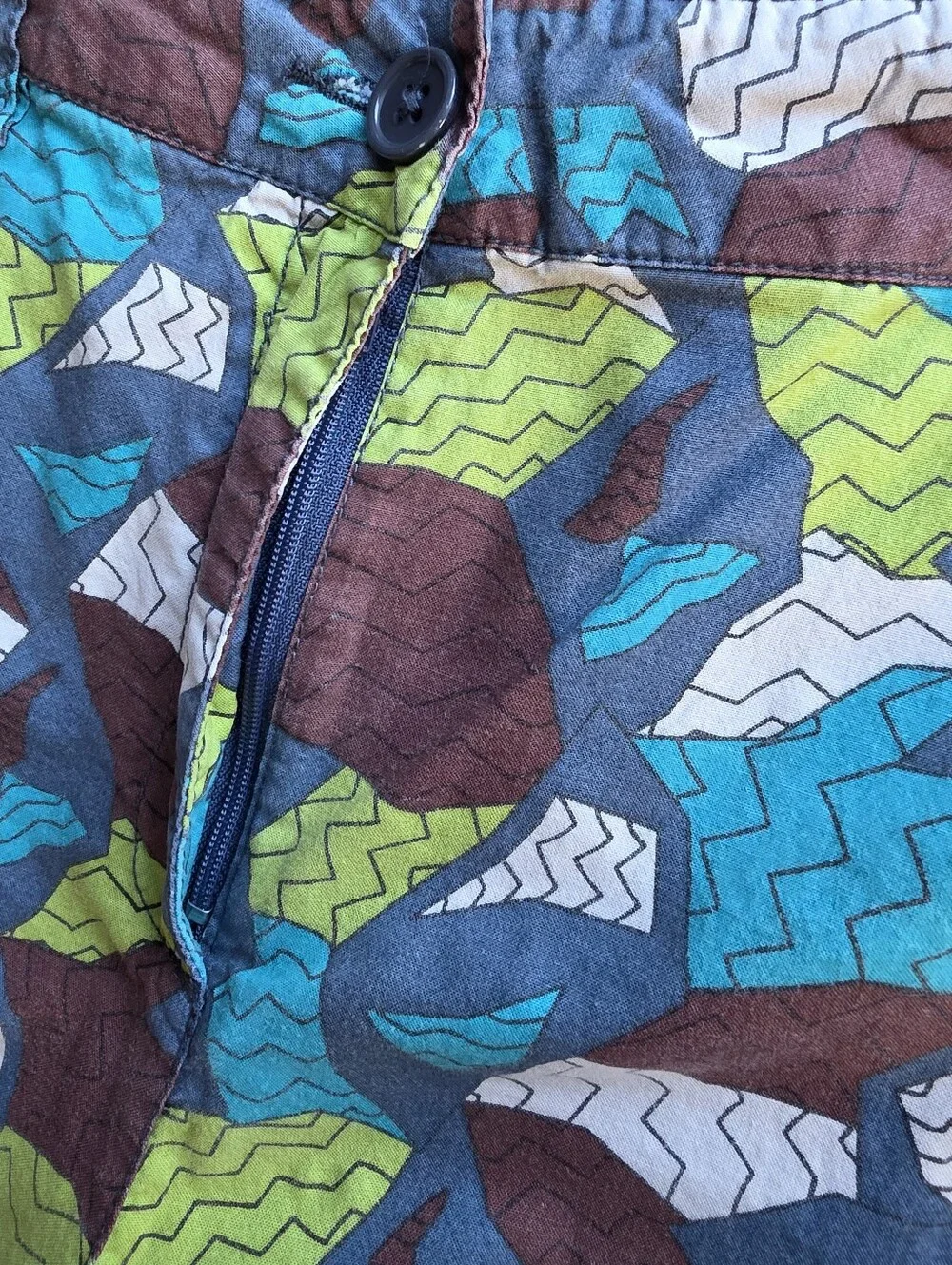 ASOS Multicolor Geometric Print Capris - Picture 2 of 9